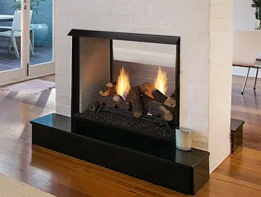 36-Inch Lo-Rider See-Through (Vent-Free) Fireplace