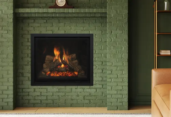 Nordik 36 DV Gas Fireplace - Logs