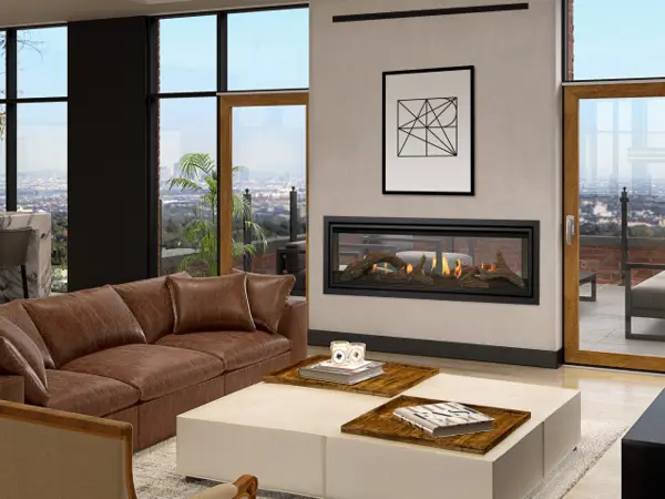 Callaway See-Thru Gas Fireplace
