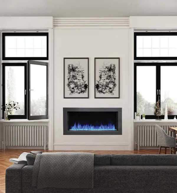 Osseo Electric 45 Slim Linear Fireplace