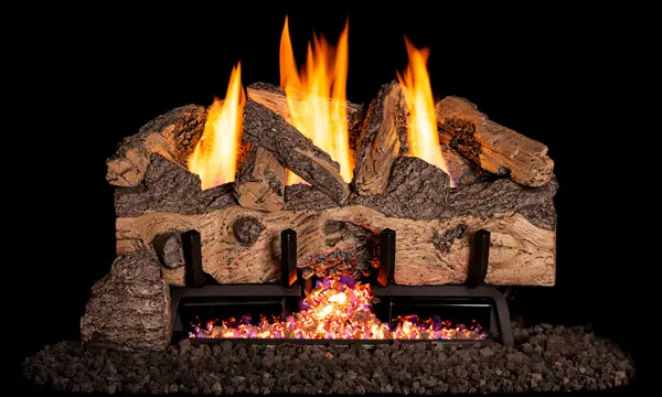 G10 Series Vent-Free Gnarled Split Logs - 16/18