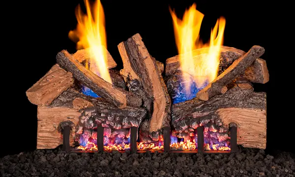 G19A Series Vent-Free Foothill Split Oak Logs - 18
