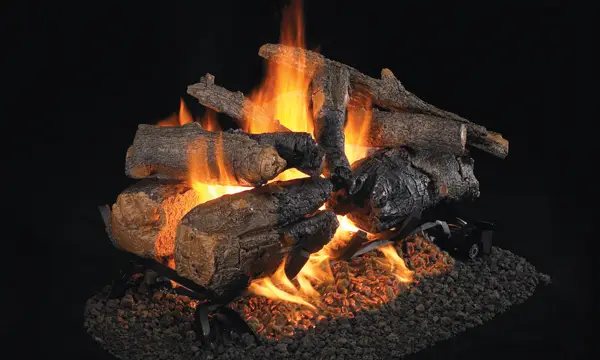 Charred American Oak See-Thru Logs - 18/20