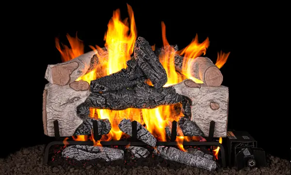 Charred Cinder Birch Logs - 18/20