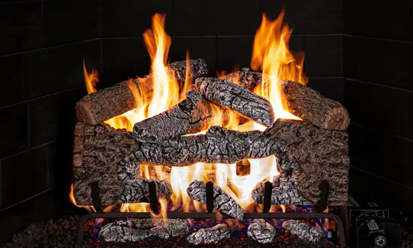 Charred Cinder Oak Logs - 18/20