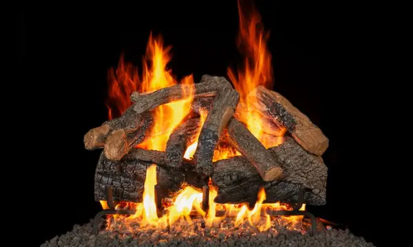 Charred Majestic Oak Flame Enhanced Logs - 24