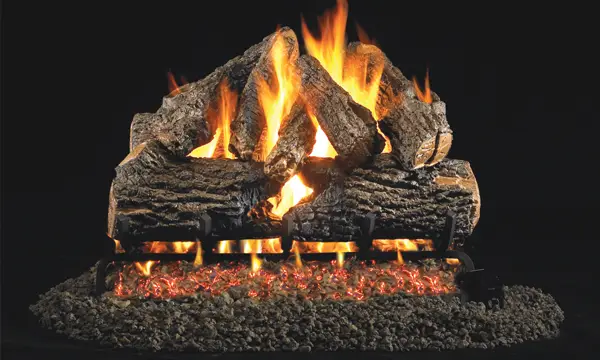 Charred Oak Logs - 16
