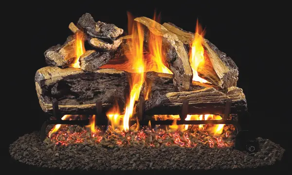 Charred Rugged Split Logs - 18/20
