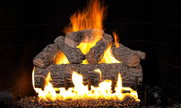 Golden Oak Designer Plus Flame Enhanced Logs - 18/20