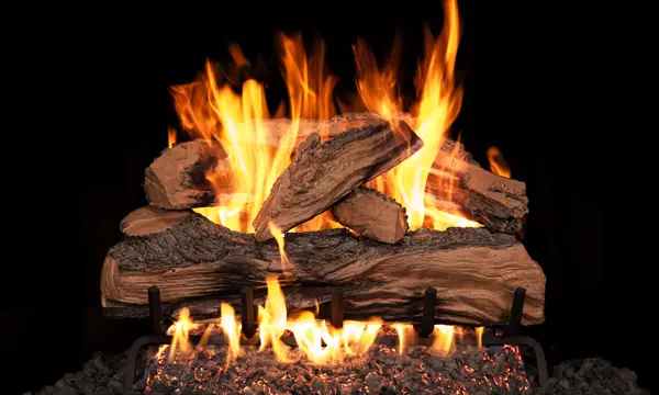 Split Oak Designer Plus See-Thru Logs - 18/20