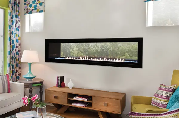 Boulevard Vent-Free See-Through Linear Fireplace 60