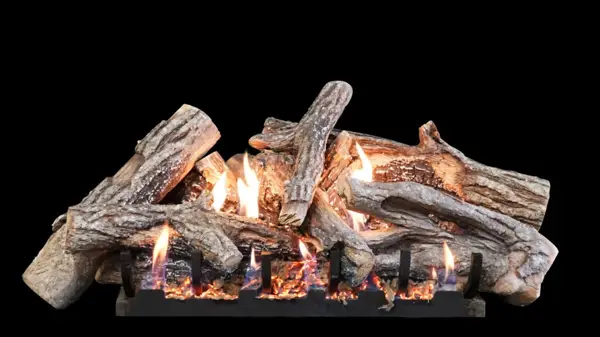Fallen Timber Burncrete Log Set - 18