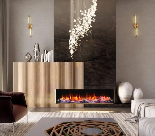 Osseo E-Series Linear Electric Fireplace