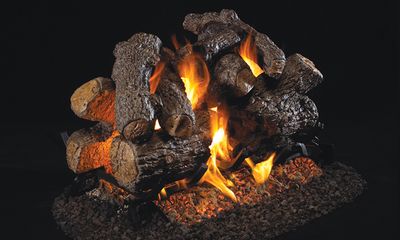 RH Peterson: Charred Royal English Oak See-Thru Logs - 30" - primary view