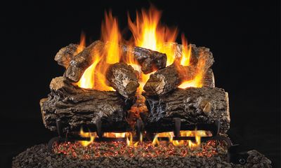RH Peterson: Burnt Rustic Oak Logs - 18/20" - primary view
