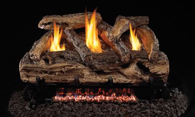 RH Peterson: G9 Series Split Oak Vent-Free See-Thru Logs - 24" - primary view