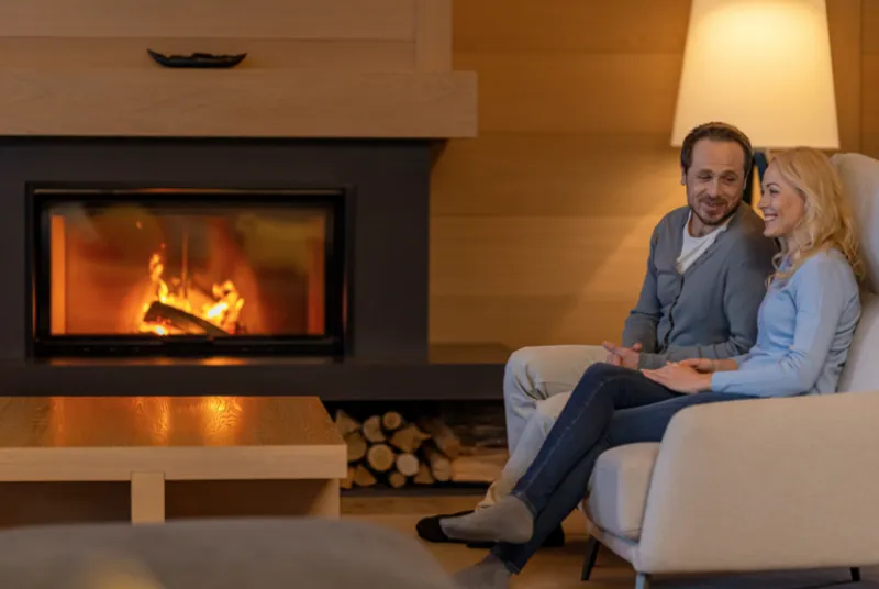 Gas fireplace installed in a Lexington, KY home